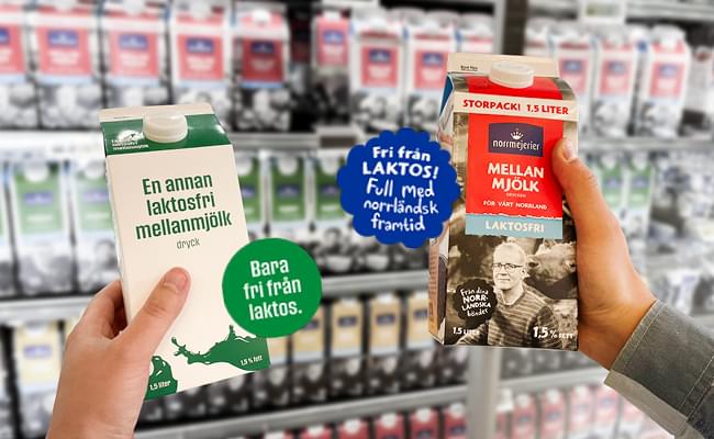 Norrlands godaste laktosfria mjölk