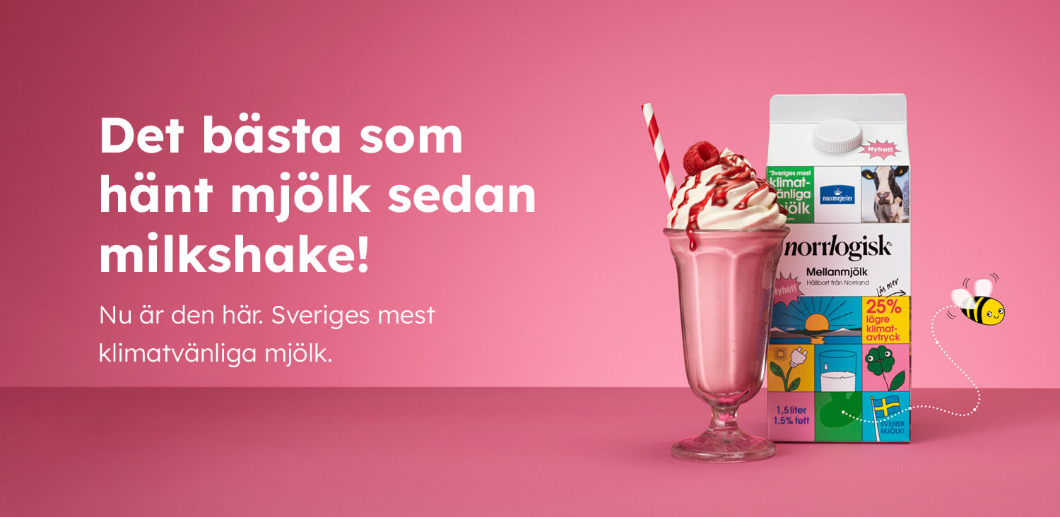 Norrlogisk – Sveriges mest klimatvänliga mjölk